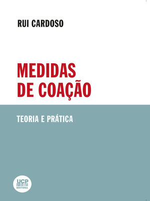 cover image of MEDIDAS DE COAÇÃO. Teoria e Prática